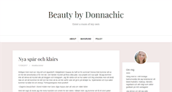 Desktop Screenshot of beautybydonnachic.com